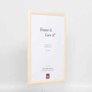 Efecto marco de madera perfil 89 blanco 30,5x91,5 cm cristal acrílico