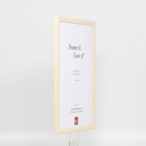 Efecto marco de madera perfil 89 blanco 30,5x91,5 cm cristal acrílico