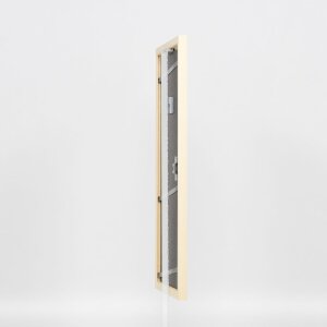 Efecto marco de madera perfil 89 blanco 30,5x91,5 cm cristal acrílico