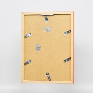 Marco de madera Cubo superior 30,5x91,5 cm cristal acrílico naranja