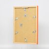 Marco de madera Cubo superior 30,5x91,5 cm cristal acrílico naranja