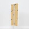 Efecto marco de madera perfil 33 blanco 30,5x91,5 cm cristal acrílico
