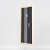 Efecto marco de madera perfil 38 blanco 30,5x91,5 cm cristal de museo