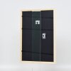 Efecto marco de madera perfil 38 blanco 30,5x91,5 cm cristal de museo