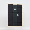 Efecto marco de madera perfil 38 blanco 30,5x91,5 cm cristal de museo