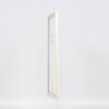 Efecto marco de madera perfil 38 blanco 30,5x91,5 cm cristal de museo