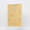 Efecto marco de madera perfil 33 blanco 30,5x91,5 cm cristal de museo