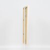 Efecto marco de madera perfil 33 blanco 30,5x91,5 cm cristal de museo