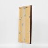 Efecto marco de madera perfil 33 wengué 30,5x91,5 cm cristal de museo