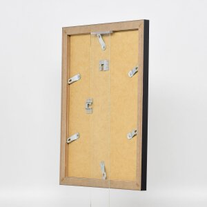 Marco efecto 2319 negro 30,5x91,5 cm cristal de museo