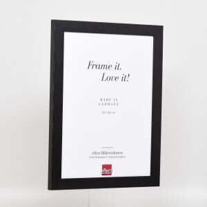 Marco efecto 2319 negro 30,5x91,5 cm cristal de museo