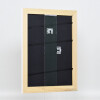 Efecto marco de madera maciza perfil 30 blanco 30,5x91,5 cm cristal de museo
