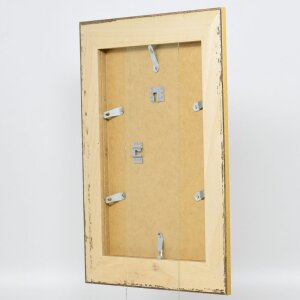 Efecto marco barroco perfil 31 plata 30,5x91,5 cm cristal de museo