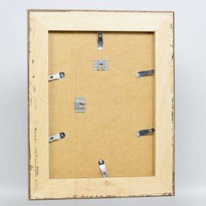 Efecto marco barroco perfil 31 plata 30,5x91,5 cm cristal de museo