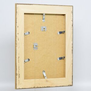 Efecto marco barroco perfil 31 plata 30,5x91,5 cm cristal de museo