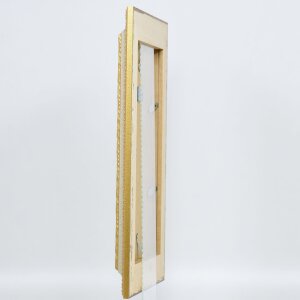 Efecto marco barroco perfil 31 plata 30,5x91,5 cm cristal de museo