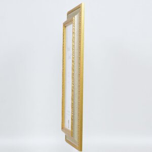 Efecto marco barroco perfil 31 plata 30,5x91,5 cm cristal de museo