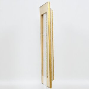 Efecto marco barroco perfil 31 plata 30,5x91,5 cm cristal de museo