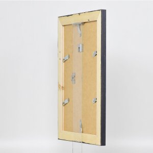 Efecto Marco de madera maciza 2240 negro 35x100 cm Cristal normal