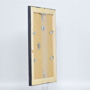 Efecto Marco de madera maciza 2240 negro 35x100 cm Cristal normal
