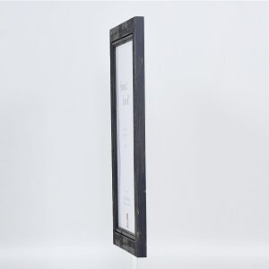 Efecto Marco de madera maciza 2240 negro 35x100 cm Cristal normal