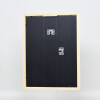 Efecto marco de madera perfil 2210 blanco 35x100 cm cristal de museo