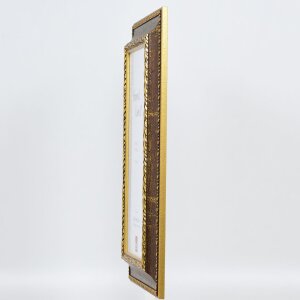 Efecto marco barroco perfil 31 marrón 35x100 cm cristal de museo