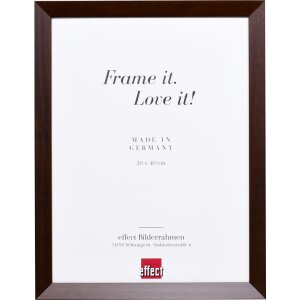Efecto Marco de madera Top N palisandro 35x50 cm cristal...