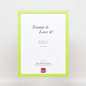 Marco de madera Top Cube 40x40 cm verde cristal normal