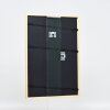 Efecto marco de madera maciza perfil 20 plata 40x40 cm cristal antirreflejos