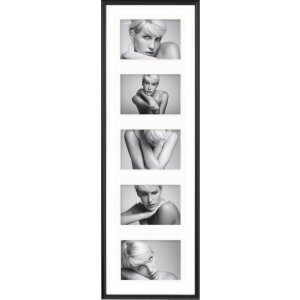 Marco de plastico Walther GALERIA 5 fotos 10x15 cm negro
