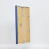 Efecto marco de madera Perfil 35 azul 40x40 cm cristal normal + separador