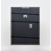 Efecto Marco de madera maciza Perfil 29 plata 40x40 cm Vidrio de museo