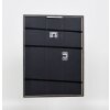 Efecto Marco de madera maciza Perfil 29 plata 40x40 cm Vidrio de museo