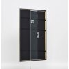 Efecto Marco de madera maciza Perfil 29 plata 40x40 cm Vidrio de museo