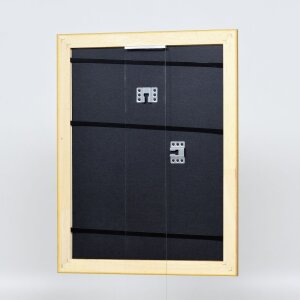 Marco Barroco Efecto Madera Perfil 37 oro antiguo 40x40 cm cristal de museo
