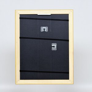 Marco Barroco Efecto Madera Perfil 37 oro antiguo 40x40 cm cristal de museo