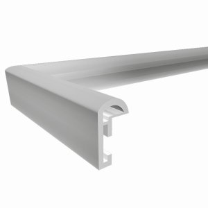 Marco de galeria de plastico GALERIA para 3 x 10x15 cm - plata