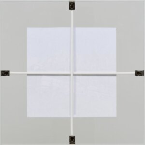 Portarretratos de cristal doble 40x50 cm cristal antirreflectante