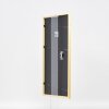 Efecto marco de madera maciza perfil 20 oro 40x50 cm cristal antirreflejos