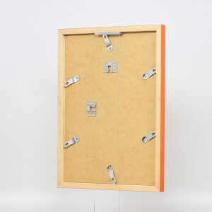 Marco de madera Top Cube 40x50 cm naranja cristal de museo
