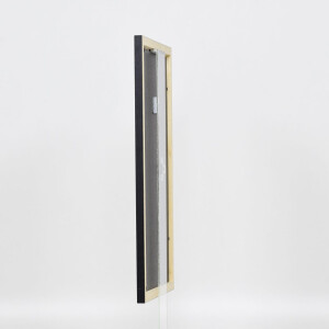 Efecto marco de madera perfil 2210 negro 40x60 cm cristal antirreflectante