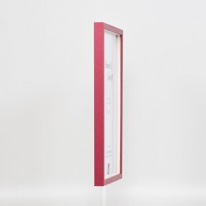 Efecto marco de madera Perfil 35 rojo 40x60 cm cristal normal + separador