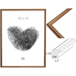 Deknudt S236A1 Marco de madera dorado