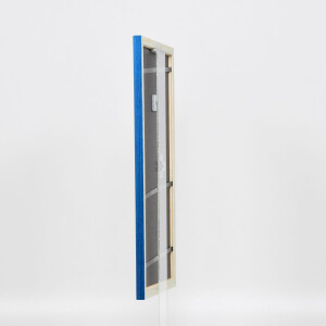 Efecto Marco de madera Perfil 89 azul 40x60 cm Vidrio de museo