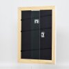 Efecto marco de madera maciza perfil 30 blanco 40x60 cm cristal de museo