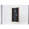 Efecto marco de madera perfil 38 marrón 42x59,4 cm cristal antirreflejo