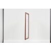 Efecto marco de madera perfil 38 marrón 42x59,4 cm cristal antirreflejo