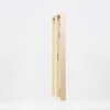 Efecto marco de madera perfil 35 marrón claro 42x59,4 cm cristal antirreflejos