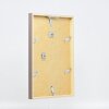 Efecto marco de madera perfil 35 marrón 42x59,4 cm cristal antirreflejo